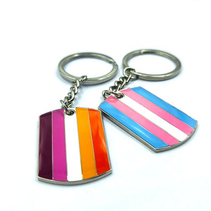 Valafo พวงกุญแจโลหะเคลือบน่ารักพวงกุญแจเกย์ LGBT ของขวัญดีไซน์ตามสั่ง - Product Image 2