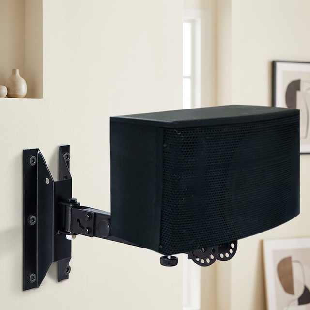 VA-328 Metal Universal Rotating Wall Mount Speaker Bracket for Home Theatre Center Surround Sound System