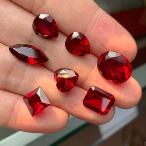 Luster đệm cắt asscher phòng thí nghiệm phát triển <span class=keywords><strong>Ruby</strong></span> Pigeon máu đỏ GRC chứng nhận giá mỗi <span class=keywords><strong>Carat</strong></span> bán buôn - Product Image 3