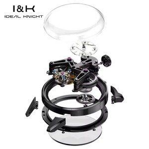 Drop Shipping IDEAL KNIGHT 6801 Tourbillon <b>Watch</b> Unisex Automatic Mechanical Wristwatch Hangzhou Pointer Stainless Steel <b>Case</b> - Product Image 3