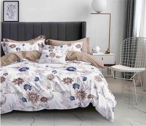 3 adet yorgan seti, her mevsim için <span class=keywords><strong>2</strong></span> yastık kılıfı ile yumuşak mikrofiber yatak baskılı yorgan (kraliçe) - Product Image 4