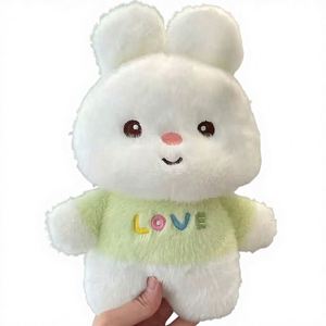 Nouvelle série de petits chiens Love : Lapin blanc, cochon rose, panda mignon et doux pour enfants, 20cm-25cm - Product Image 2