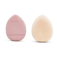 Spons Makeup Mini Bantal Udara Poliuretan Hidrofilik Motif Hati Baru, Dapat Dicuci, Untuk Bedak