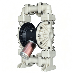 Bomba de Diafragma Neumática de PVDF, Bomba Neumática Anticorrosiva para Transferencia de Productos Químicos y Aguas Residuales - Product Image 4