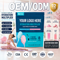 Poudre d'électrolytes en sachets individuels à marque privée, collagène, créatine, électrolytes en poudre, étiquette propre, végétalien, fabricant certifié GMP
