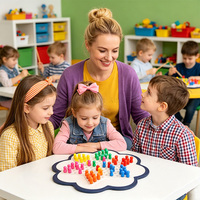 Jeu d'échecs de la mémoire des couleurs pour enfants, jeu éducatif, jeu de dames chinoises, jeu de société pour les rassemblements familiaux, garçons et filles