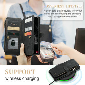 Custodia a Portafoglio in Pelle PU per <span class=keywords><strong>Samsung</strong></span> Galaxy S24 Ultra <span class=keywords><strong>A54</strong></span>, <span class=keywords><strong>Cover</strong></span> Magnetica per Note 20 Ultra S23 S8 S10 S20 FE S9 A40 A15 A25 - Product Image 2