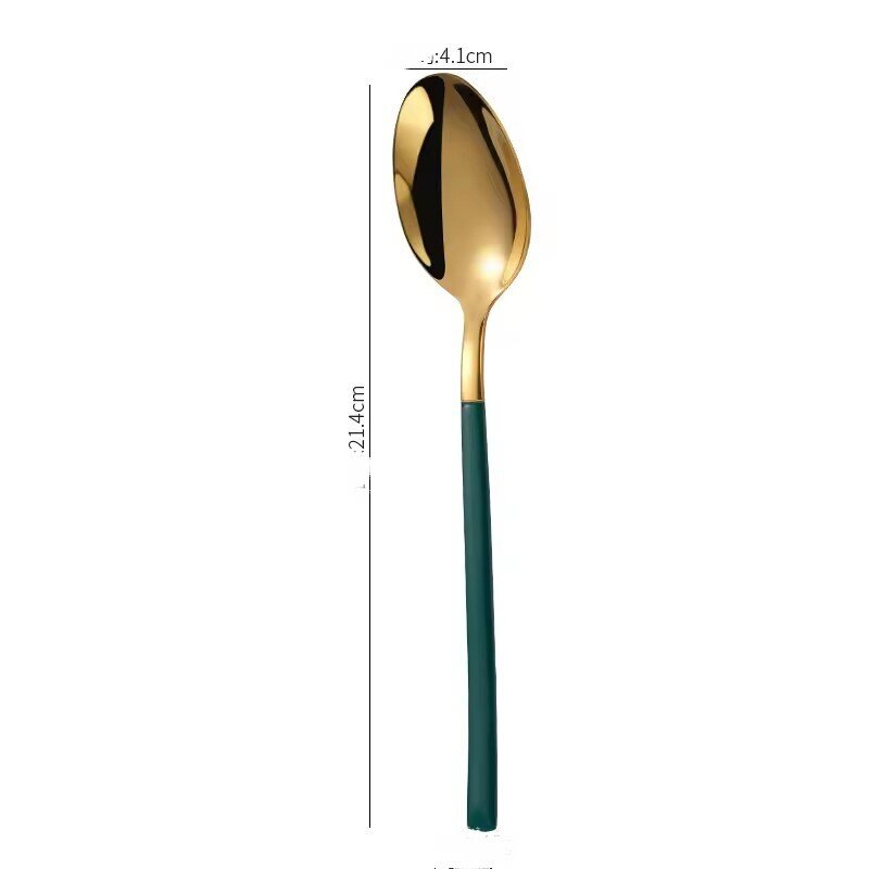 Or avec cuillère verte
