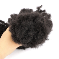 Capelli Umani Morbidi Afro Kinky per Micro Twist, Extension di Capelli Vergini Brasiliani 100% Umani per Intrecciare Dreadlocks