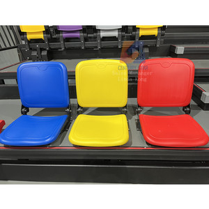 Ghế khán đài thu vào, gấp gọn, có thể kéo dài trong nhà và ngoài trời cho sân bóng đá, ghế khán đài tiêu chuẩn TUV - Product Image 2