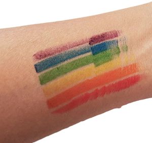 Nouveau produit personnalisé Bâton de <span class=keywords><strong>peinture</strong></span> arc-en-ciel pour visage et corps Pâte à peindre Kits de maquillage imperméables Kit de crayons de <span class=keywords><strong>peinture</strong></span> pour visage et corps - Product Image 2