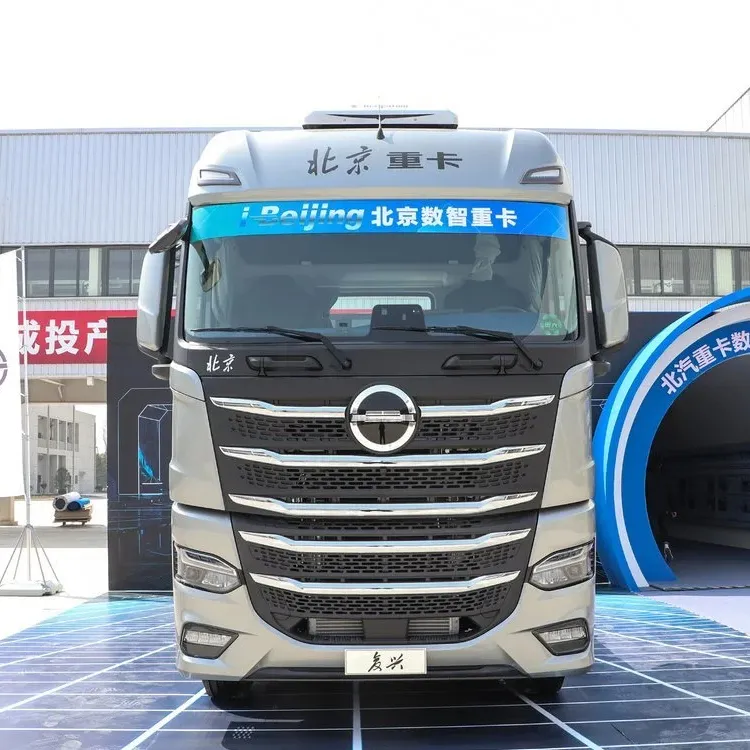 Coches usados, camión pesado de Pekín Fuxing, camión volquete de 40 toneladas del sur de China a la venta, remolque de coche, camiones de tractor 6x4 BAIC