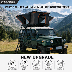 Carpa de Techo Rígida con Elevación por <span class=keywords><strong>Helicóptero</strong></span>, Doble Capa de Tela Oxford, para 2-3 Personas, 4 Estaciones, para Overlanding en SUV, Dachzelt - Product Image 6