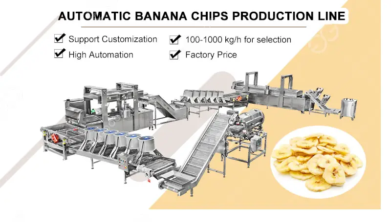 Kleine Schaal Weegbree Chips Productielijn Weegbree Chips Making Machine