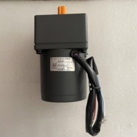 Moteur à engrenages monophasé 220V AC 0.025kw sortie 3-200 rapport de vitesse 12mm bride carrée étanche 80*80mm 41k25GN-C