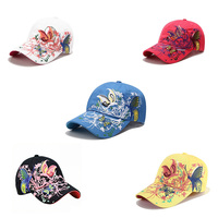 Casquette de baseball pour femme avec broderie florale personnalisée – Nouveauté tendance pour sports de plein air et protection solaire
