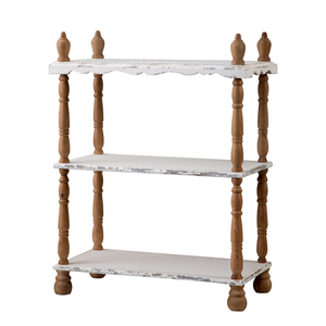 Handgemachte Kd Drei schicht ige offene Massivholz Display Stand Bücherregale Möbel Holz Display Rack Seiten regal Rustikales Holz Bücherregal - Product Image 1