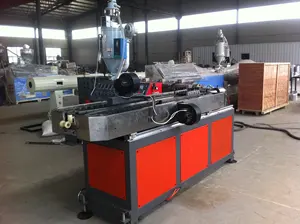 Flexible Automatic Single Wall Corrugated Pipe HDPE Plastic Corrugation Pipe Machinery Extruder