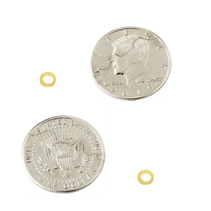 Moneda de un Cuarto de Dólar Estadounidense para Trucos de <span class=keywords><strong>Magia</strong></span>, Muerde y Restaura la Moneda, <span class=keywords><strong>Magia</strong></span> de Cerca, Ilusiones Callejeras, Trucos, Accesorios de Mentalismo - Product Image 2