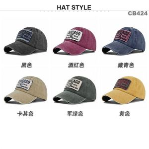 หมวกเบสบอลปักโลโก้แบบกำหนดเองของสหรัฐอเมริกา หมวกเบสบอลทรงโค้ง 6 แผง หมวก Snapback สำหรับผู้ชาย - Product Image 2