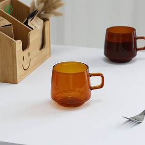 Thủy tinh trong suốt cốc cà phê với xử lý thủy tinh borosilicate ly cà phê trà Latte Espresso Glass Mug Cup 350ml cốc - Product Image 6