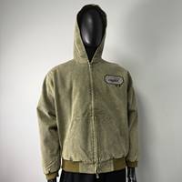 Veste de haute qualité avec broderie patchwork effet délavé à l'acide