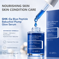 Sérum Visage Anti-rides Hydratant et Raffermissant au Peptide de Cuivre Bleu Multi-Peptides GHK-CU, Marque Privée OEM ODM