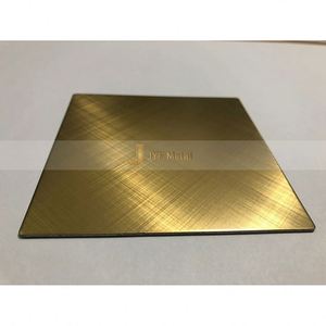 EX083 Custom Cutting Hairline Stainless Steel Sheet 304/201/316L Brush <b>Surface</b> Bending Welding Processing Wall Panel <b>Plate</b> - Product Image 3