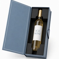 Boîte cadeau pour vin en forme de livre magnétique avec logo personnalisé, insert en EVA, emballage en papier de luxe pour bouteille de vin rouge, emballage cadeau