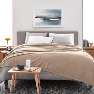 100% Polyester <strong>Brown</strong> Custom Fleece <strong>Throw</strong> Blanket All Season Warm Lightweight Blanket for Couch - Product Image 5