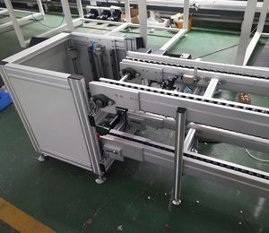 Complete Stainless Steel Pallet Conveyor Line Gravity Roller & Powered Chain Conveyor with Adjustable Speed and 1 Year Warranty - Product Image 1