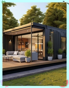 Kết cấu thép khu nghỉ mát nhà amink hiện đại nhà tiền chế nhỏ - Product Image 3