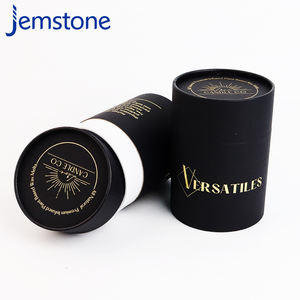 Recycled Cosmetic Bottles Customized Size Gold Foil Embossed Custom Logo Design Four-Color Printing UV Paper Tube - Product Image 4