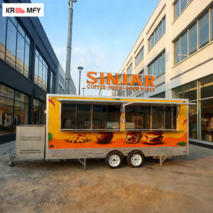 Remolque Móvil para Catering de Eventos, Carro de Comida Rápida con Cocina Completa, Carrito de Concesiones para Festivales, Acero Inoxidable y Fibra de Vidrio - Product Image 2
