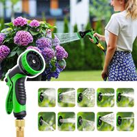 Tuyau d'arrosage de jardin extensible magique résistant à la pression, avec noyau en latex sans plis et revêtement en tissu élastique personnalisé en usine
