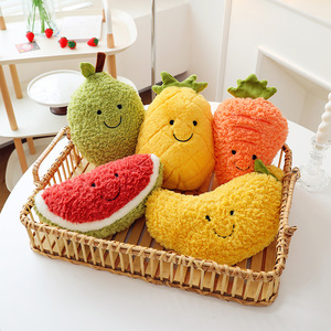 Ours en peluche personnalisés fruits et légumes, jouets doux en coton PP et doublure en maille, faible MOQ, service OEM en gros - Product Image 2