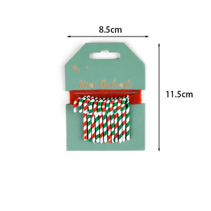 Mini bastón <span class=keywords><strong>de</strong></span> caramelo guirnalda <span class=keywords><strong>de</strong></span> <span class=keywords><strong>Navidad</strong></span> Banner venta al por mayor decoración <span class=keywords><strong>de</strong></span> vacaciones interior <span class=keywords><strong>dulce</strong></span> adorno colgante - Product Image 6