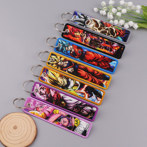 23 Estilos al por Mayor, Llavero de Tela Tejida con Estampado de Anime de Dragon Ball Z, Son <span class=keywords><strong>Goku</strong></span>, Vegeta, Cordón para Llaves, Llavero con Logotipo Personalizado - Product Image 1