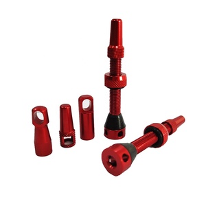 Valves Presta sans chambre à air en alliage d'aluminium, tige <span class=keywords><strong>de</strong></span> valve personnalisable, capuchon et écrou <span class=keywords><strong>de</strong></span> valve avec logo sur mesure - Product Image 4