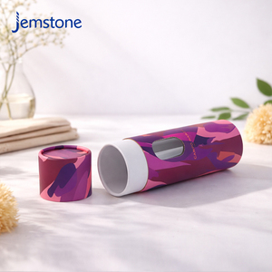 Boîte Cadeau Cylindrique en Carton Imprimé Écologique avec Fenêtre pour Vêtements, Sous-vêtements, Chemises, Chaussettes, Hijabs - Product Image 4