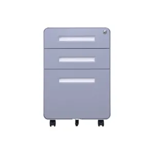 A4 FC folder office furniture file drawer cabinet work station three drawers round edge mobile pedestal
