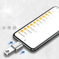 Adaptateur USB 3.0 vers Type C Adaptateur USB C OTG Couvercle en alliage d'aluminium Connecteur OTG Adaptateur Type C vers USB pour Macbook Phone