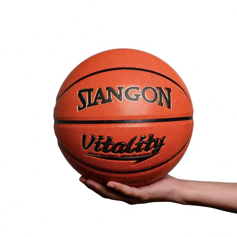 प्रमोशन बास्केट बॉल आधिकारिक आकार 7 6 5 कस्टम सस्ता पु चमड़ा बास्केटबॉल