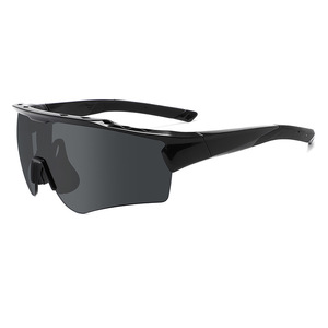 Gafas de Sol Deportivas Polarizadas TR90 con Protección UV400 para Ciclismo, Pesca y Actividades al Aire Libre, Montura Negra - Product Image 5