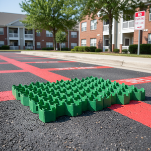 Griglia per <span class=keywords><strong>Pavimentazione</strong></span> in Erba Cellulare da 4-5 cm per Giardini, Parcheggi e Paddock per Cavalli, Rinforzo del Suolo con Certificato ISO - Product Image 3