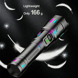 Lampe torche tactique LED WOSEN super lumineuse en alliage d'aluminium, étanche IP54, à focalisation réglable, avec batterie 18650 - Product Image 5