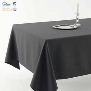 ผ้าปูโต๊ะสี่เหลี่ยมสีพื้น ผลิตจากโพลีเอสเตอร์ปั่น  ปรับแต่งได้ เป็นมิตรกับสิ่งแวดล้อม กันน้ำ กันคราบ สำหรับร้านกาแฟ - Product Image 1