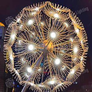 ไฟประดับตกแต่งสวนและสร้างบรรยากาศวันหยุดรูปดอกแดนดิไลออนสมัยใหม่ - Product Image 5