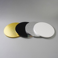 Supports à gâteaux, plateaux ronds en MDF, dorés, argentés, blancs, en gros