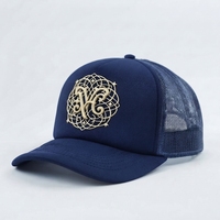 Gorras de Golf Profesionales Personalizadas de Fábrica OEM con Estampado 3D en Relieve y Malla de Espuma, Gorras Trucker de 5 Paneles para Hombre al por Mayor
